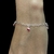 Pulseira 5 corações pendurados color vermelho prata prata 925 - comprar online