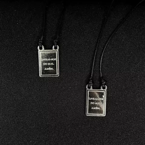 Escapulário 70cm fio encerado