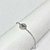 Pulseira personalizada formato redondo 10mm prata 925 legítima (Gravação a laser do seu estilo)