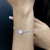 Pulseira personalizada formato redondo 10mm prata 925 legítima (Gravação a laser do seu estilo) - Elegancy Pratas