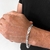 Pulseira grumet escamada 7mm prata 925 maciça na internet