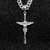Pingente crucifixo prata 925 maciça-Serve para correntes até 6mm