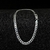 Pulseira grumet escamada 4mm prata 925 maciça - comprar online