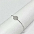 Pulseira personalizada formato redondo 10mm prata 925 legítima (Gravação a laser do seu estilo) na internet