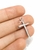 Pingente cruz palito P prata 925 maciça -Serve para correntes até 4mm - comprar online