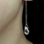 Brinco com gota pendurada prata 925 - Elegancy Pratas