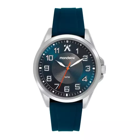 Relógio Mondaine Masculino Azul Silicone Fivela 83529G0MVNI3