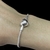 Pulseira de berloques fina 1,9mm coração liso prata prata 925 - comprar online