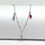 Pulseira 5 gota color pendurado prata prata 925