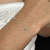 Pulseira zircônia pendurada redondo 3mm cristais coloridos prata 925 legítima - comprar online