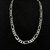 Corrente 3x1 4mm 60cm prata 925 maciça - comprar online
