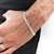 Pulseira 1x1 grumet escamada 5mm prata 925 maciça