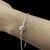 Pulseira de berloques fina 1,9mm tambor liso prata prata 925 - comprar online