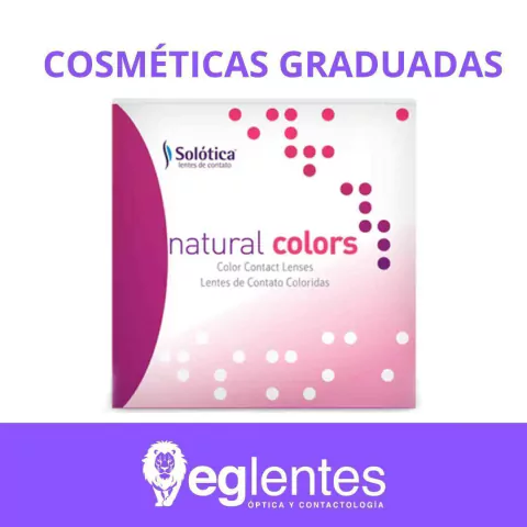 Lentes de contacto Cosméticas Graduadas (0 a 14) - Solótica Natural Colors (Anuales)