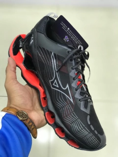 mizuno wave pro X preto/vermelho - comprar online