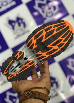 mizuno wave pro 8 cinza/laranja na internet