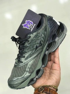 mizuno wave pro 8 verde/preto - comprar online