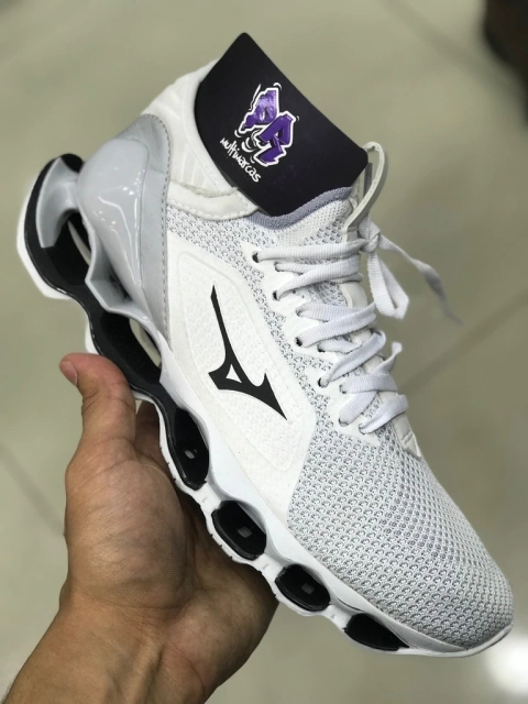 mizuno wave pro x wk branco e preto