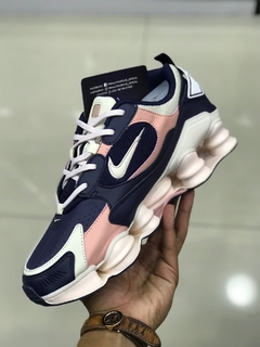 nike shox tl 12 molas 2020 azul/rosa - comprar online