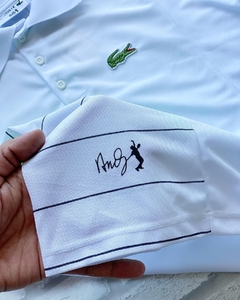 Polo andy roddick borboleta - raridade (branco/verde) - PR multimarcas