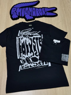 Camiseta Lacoste modelo gráfico 2025 - edição limitada (preto) - comprar online