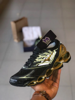 mizuno wave pro 8 preto/dourado - comprar online