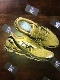 mizuno wave pro 9 dourado na internet
