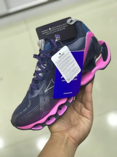 mizuno wave pro X azul e rosa - comprar online