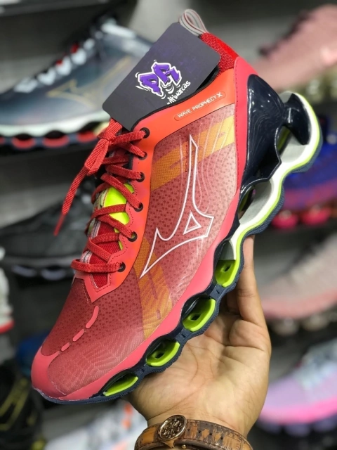 mizuno wave pro X laranja