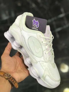 nike shox tl 12 molas 2020 branco e lilas - comprar online