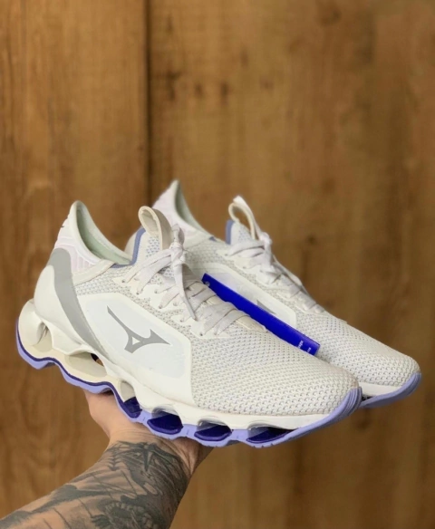 mizuno wave pro x wk branco e roxo