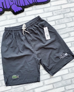 bermuda sport miami open - refletivel (cinza escuro) - comprar online