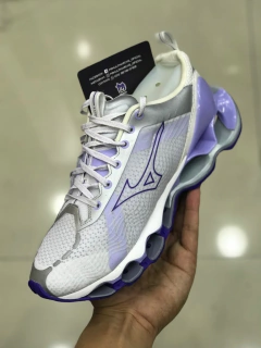 mizuno wave pro X branco lilas - comprar online