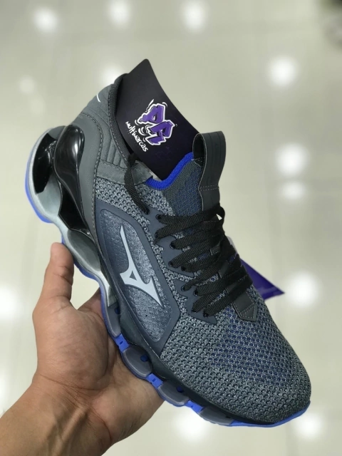 mizuno wave pro x wk preto/azul