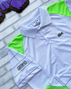 Polo andy roddick borboleta - raridade (branco/verde) na internet