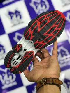 mizuno wave pro 8 cinza/vermelho na internet