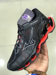 mizuno wave pro X preto/vermelho