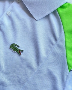Polo andy roddick borboleta - raridade (branco/verde) - loja online
