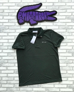 polo 100% croco - edição limitada (verde escuro)