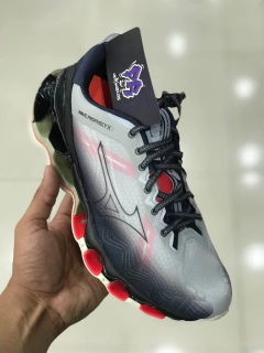mizuno wave pro X branco vermelho
