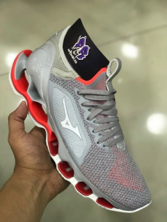 mizuno wave pro x wk cinza e laranja