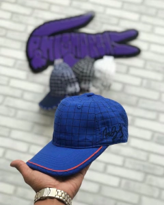 Boné andy quadriculado - raridade (azul royal)