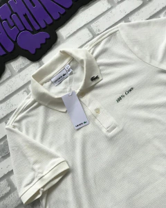polo 100% croco - edição limitada (off white) na internet