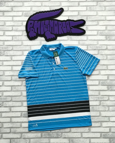 polo andy roddick d/barra - raridade (azul bebê)