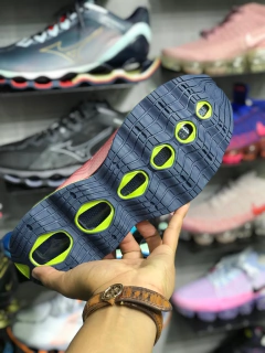 mizuno wave pro X laranja na internet