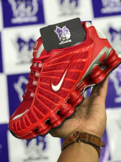 nike shox tl 12 molas vermelho - comprar online