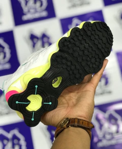 nike shox tl 12 molas branco/amarelo/rosa na internet