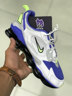 nike shox tl 12 molas 2020 branco/azul/verde - comprar online