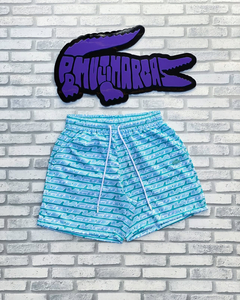 Bermuda lcst sport estampada - edição limitada (azul bebê)