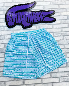 Bermuda lcst sport estampada - edição limitada (azul bebê) - comprar online